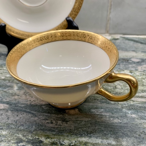 Lenox Stanford China Footed Cup and Saucer, one set, vintage - Picture 11 of 11